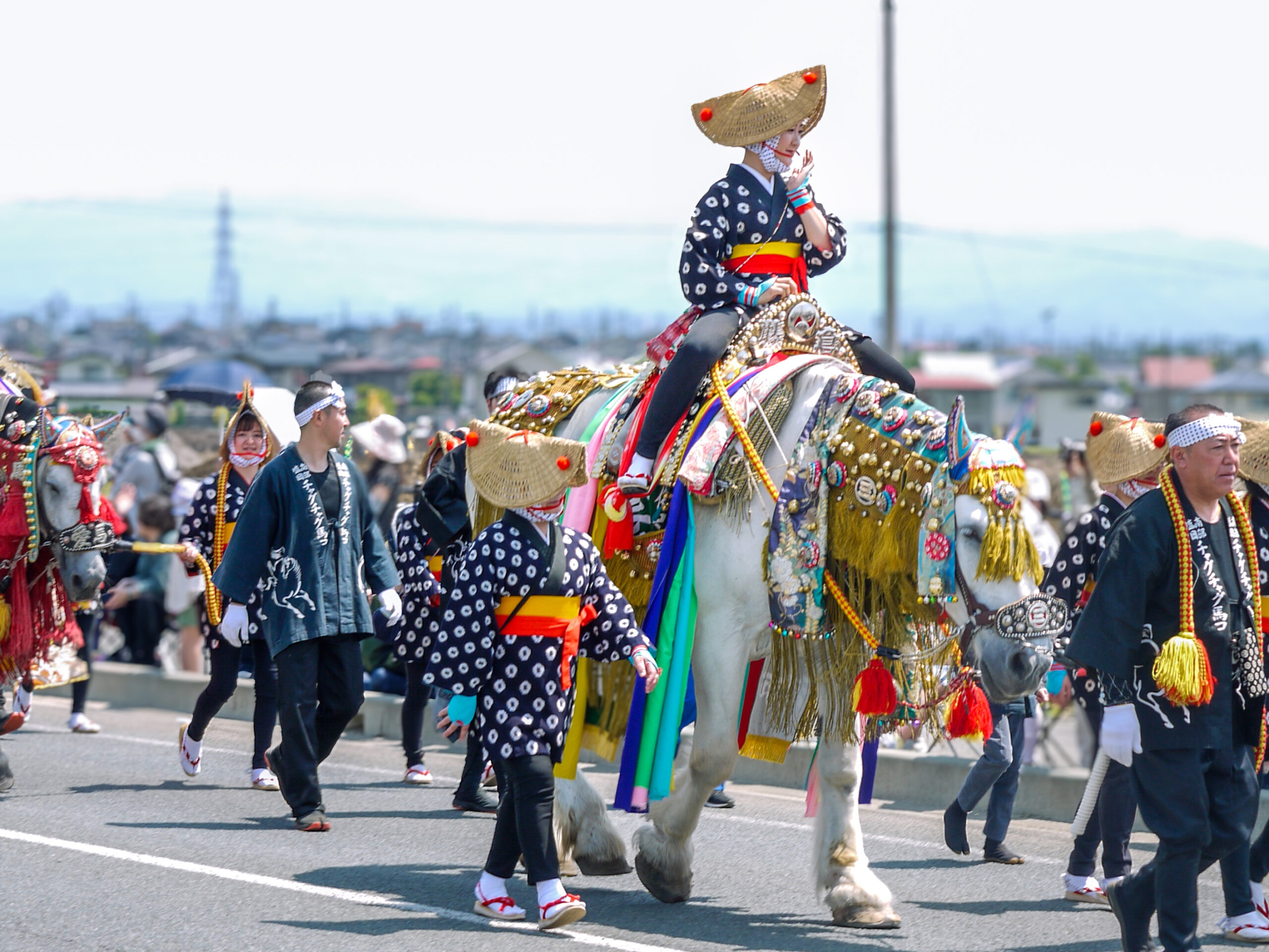 チャグチャグ馬コ 行進の様子