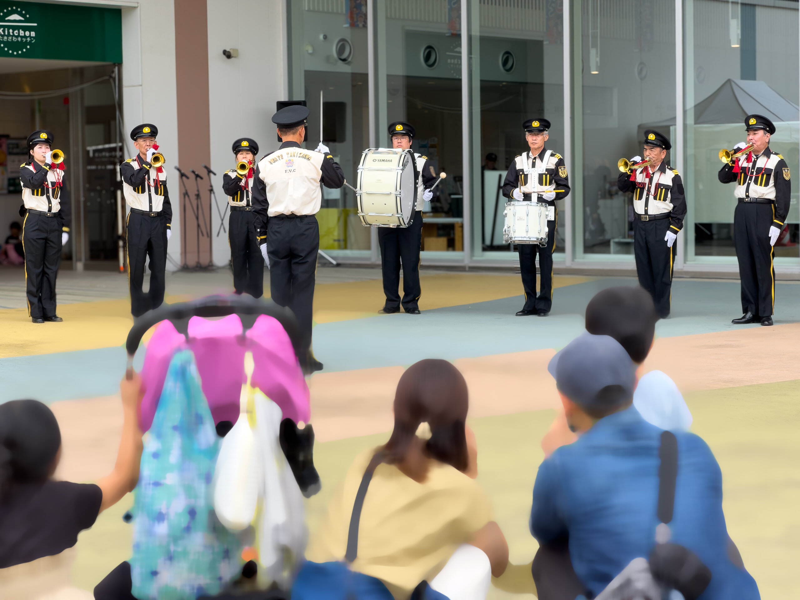 ラッパ吹奏の演奏